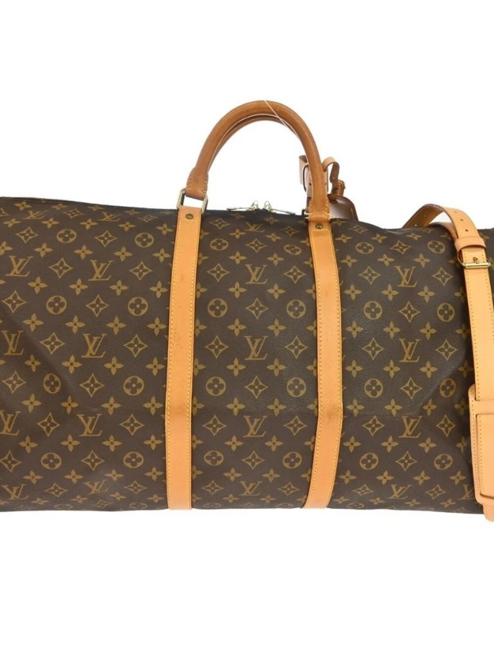 Best07 LOUIS VUITTON MONOGRAM KEEPALL BANDOULIERE 60 BAG M41412 TH0976 NQ10210